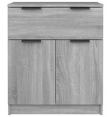 VidaXL Dressoir 60x30x70 cm bewerkt hout grijs sonoma eiken