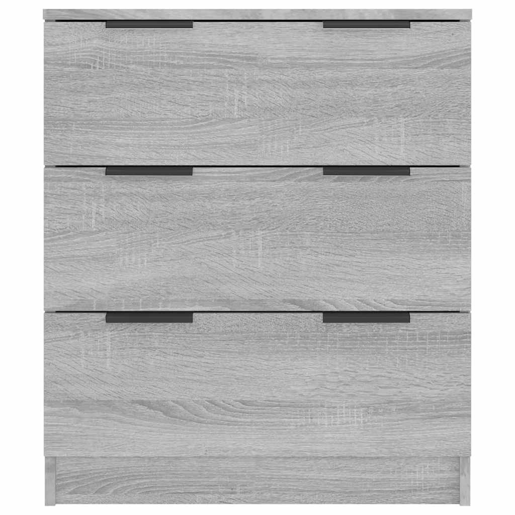VidaXL Dressoir 60x30x70 cm bewerkt hout grijs sonoma eikenkleurig