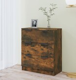 VidaXL Dressoir 60x30x70 cm bewerkt hout gerookt eikenkleurig