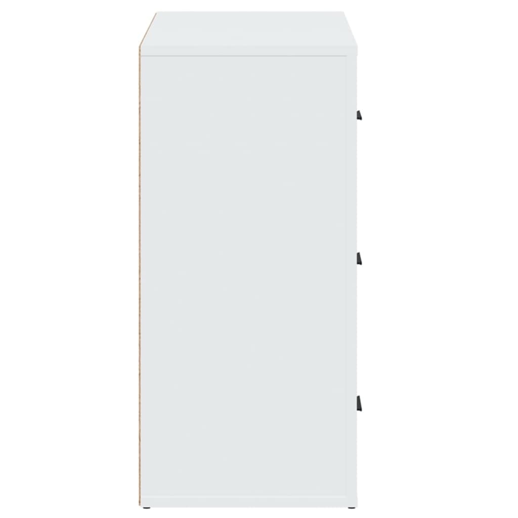 VidaXL Dressoir 80x33x70 cm bewerkt hout wit