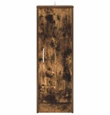 VidaXL Schoenenkast 32x35x92 cm bewerkt hout gerookt eikenkleurig