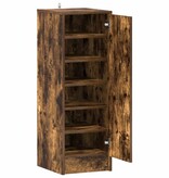 VidaXL Schoenenkast 32x35x92 cm bewerkt hout gerookt eikenkleurig