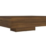 VidaXL Salontafel 85x55x31 cm bewerkt hout bruin eikenkleur