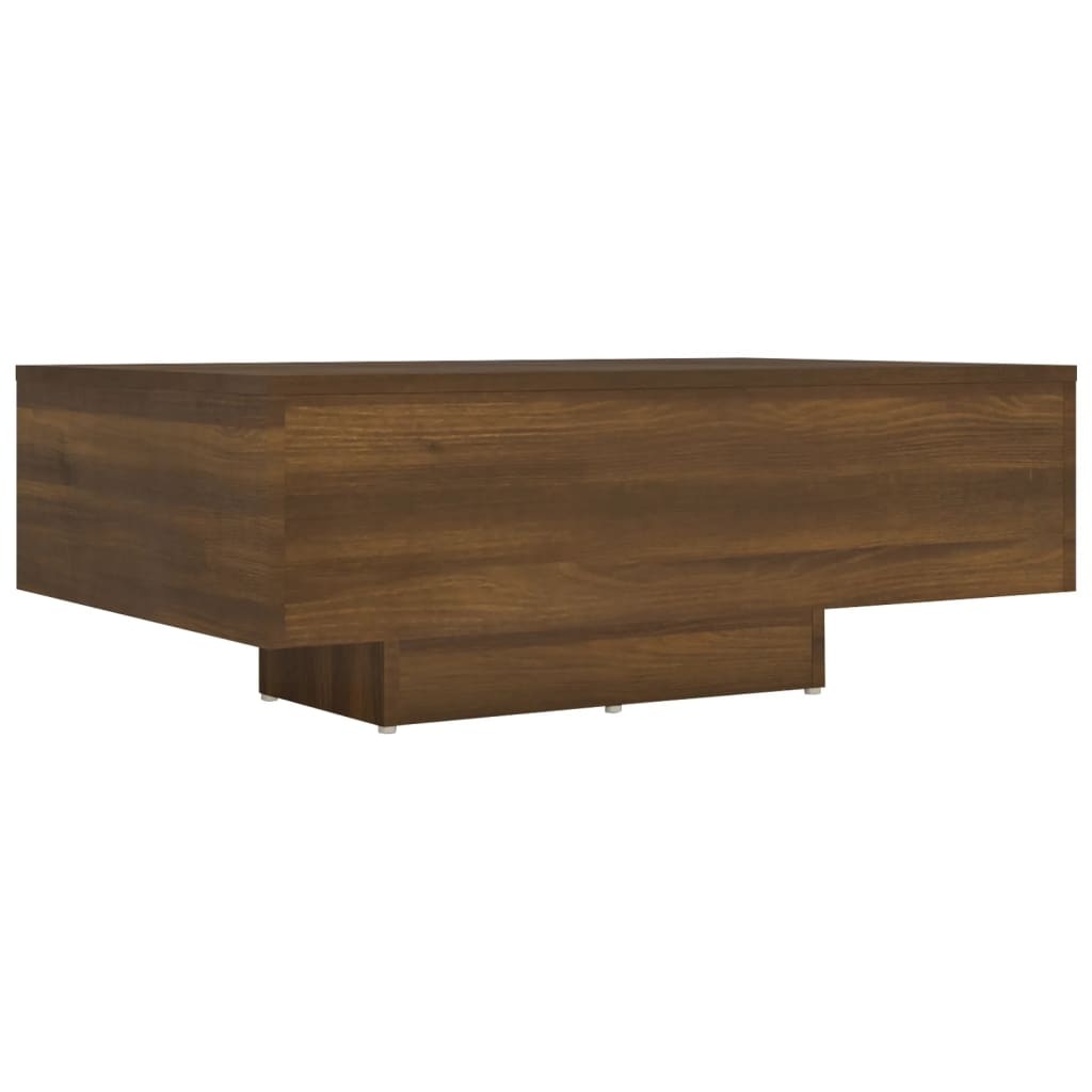 VidaXL Salontafel 85x55x31 cm bewerkt hout bruin eikenkleur