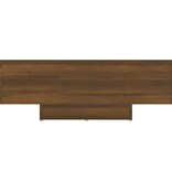 VidaXL Salontafel 85x55x31 cm bewerkt hout bruin eikenkleur