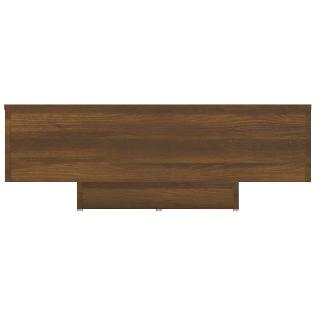 VidaXL Salontafel 85x55x31 cm bewerkt hout bruin eikenkleur
