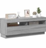 VidaXL Tv-meubel met LED-verlichting 100x35x40 cm grijs sonoma eiken