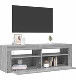 VidaXL Tv-meubel met LED-verlichting 120x35x40 cm grijs sonoma eiken