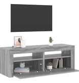 VidaXL Tv-meubel met LED-verlichting 120x35x40 cm grijs sonoma eiken