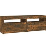 VidaXL Tv-meubel met LED-verlichting 120x35x40 cm gerookt eikenkleurig