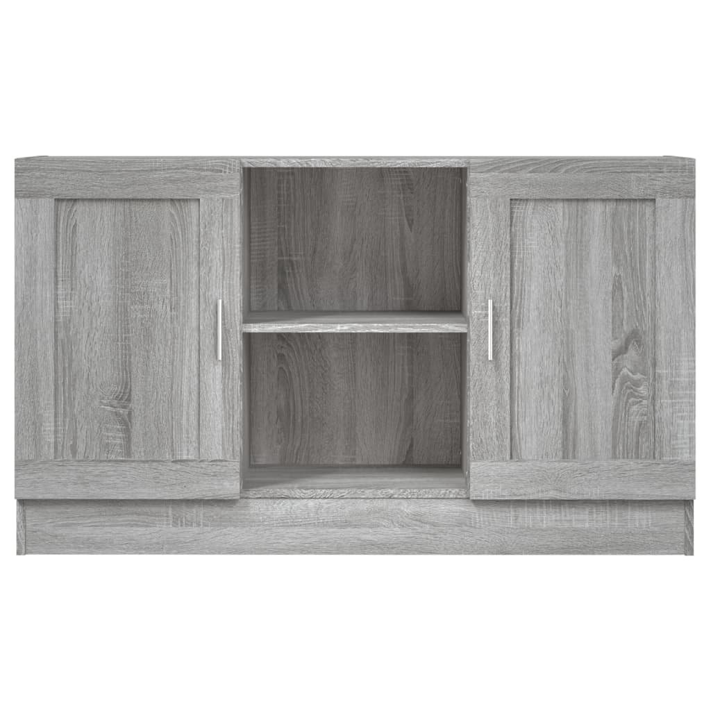 VidaXL Dressoir 120x30,5x70 cm bewerkt hout grijs sonoma eikenkleurig