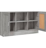 VidaXL Dressoir 120x30,5x70 cm bewerkt hout grijs sonoma eikenkleurig