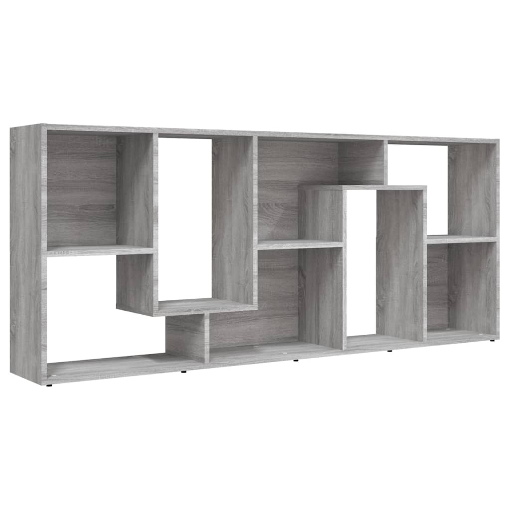 VidaXL Boekenkast 67x24x161 cm bewerkt hout grijs sonoma eikenkleurig