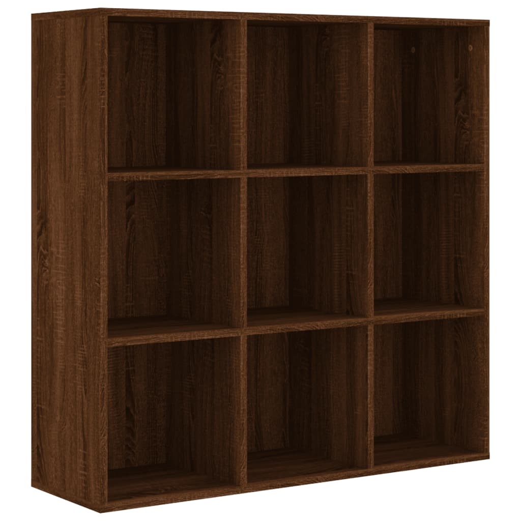 VidaXL Boekenkast 98x30x98 cm bruineikenkleurig