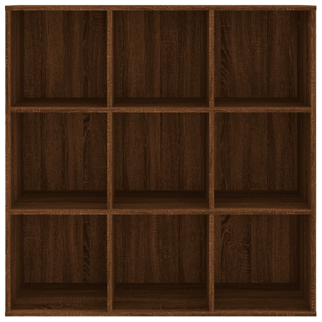 VidaXL Boekenkast 98x30x98 cm bruineikenkleurig