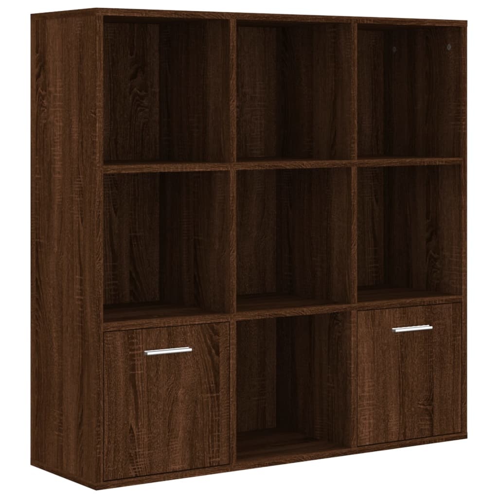 VidaXL Boekenkast 98x30x98 cm bruin eikenkleur
