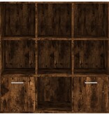 VidaXL Boekenkast 98x30x98 cm gerookt eikenkleurig