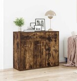 VidaXL Dressoir 88x30x70 cm bewerkt hout gerookt eikenkleurig