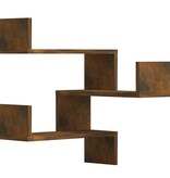 VidaXL Hoekwandschappen 2 st 40x40x50 cm bewerkt hout sonoma eiken