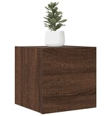 VidaXL Tv-wandmeubel 30,5x30x30 cm bruin eikenkleur