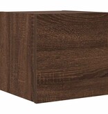 VidaXL Tv-wandmeubel 30,5x30x30 cm bruin eikenkleur