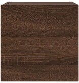VidaXL Tv-wandmeubel 30,5x30x30 cm bruin eikenkleur