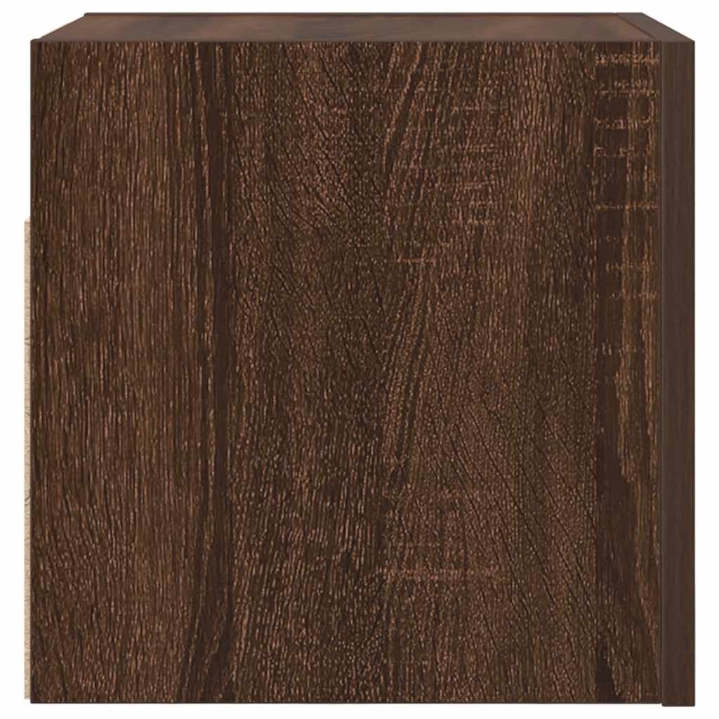VidaXL Tv-wandmeubel 30,5x30x30 cm bruin eikenkleur
