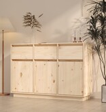 VidaXL Dressoir 110x34x75 cm massief grenenhout
