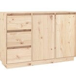 VidaXL Dressoir 111x34x75 cm massief grenenhout