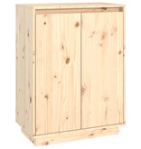 VidaXL Schoenenkast 60x35x80 cm massief grenenhout