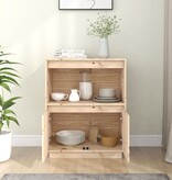 VidaXL Dressoir 60x34x75 cm massief grenenhout