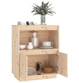 VidaXL Dressoir 60x34x75 cm massief grenenhout