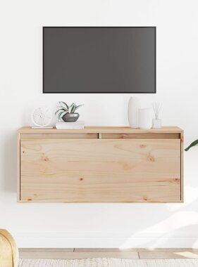 VidaXL Wandkast 80x30x35 cm massief grenenhout