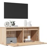 VidaXL Wandkast 80x30x35 cm massief grenenhout