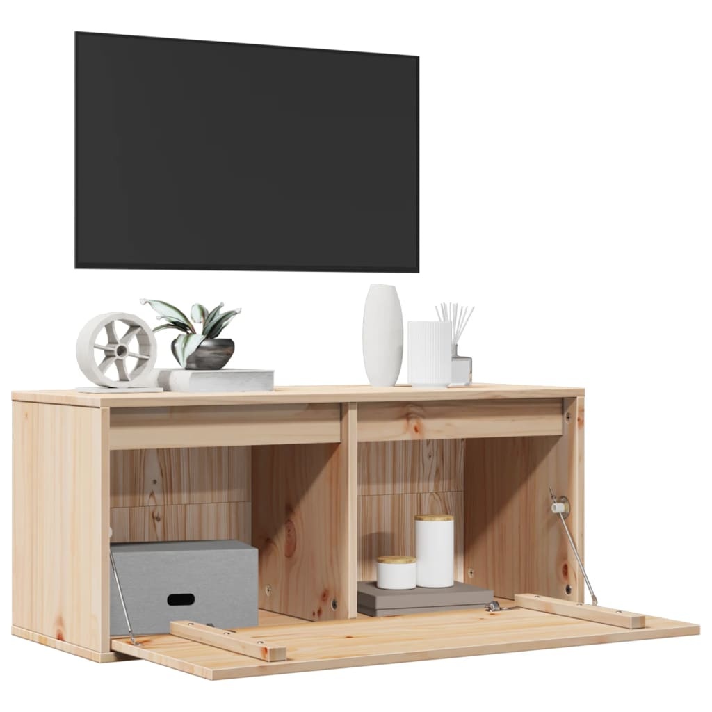 VidaXL Wandkast 80x30x35 cm massief grenenhout