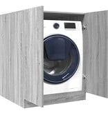 VidaXL Wasmachinekast 71x71,5x91,5 cm grijs sonoma eikenkleurig