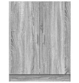 VidaXL Wasmachinekast 71x71,5x91,5 cm grijs sonoma eikenkleurig