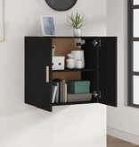 VidaXL Wandkast 60x30x60 cm bewerkt hout zwart