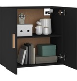VidaXL Wandkast 60x30x60 cm bewerkt hout zwart