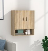 VidaXL Wandkast 60x31x70 cm bewerkt hout sonoma eikenkleurig