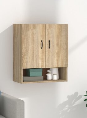 VidaXL Wandkast 60x31x70 cm bewerkt hout sonoma eikenkleurig