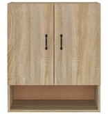 VidaXL Wandkast 60x31x70 cm bewerkt hout sonoma eikenkleurig