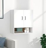 VidaXL Wandkast 60x31x70 cm bewerkt hout wit