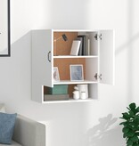 VidaXL Wandkast 60x31x70 cm bewerkt hout wit