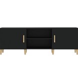 VidaXL Tv-meubel 150x30x50 cm bewerkt hout zwart