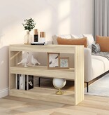 VidaXL Boekenkast/kamerscherm 100x30x72 cm sonoma eikenkleurig