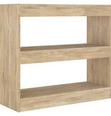 VidaXL Boekenkast/kamerscherm 80x30x72 cm sonoma eikenkleurig