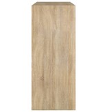VidaXL Boekenkast/kamerscherm 80x30x72 cm sonoma eikenkleurig