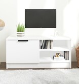 VidaXL Tv-meubel 80x35x36,5 cm bewerkt hout wit