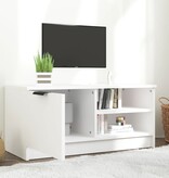 VidaXL Tv-meubel 80x35x36,5 cm bewerkt hout wit